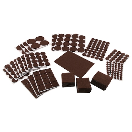 Prime-Line Heavy-Duty Non-Slip Furniture Pads, 1/4 in. Thick 200 Pack MP76950